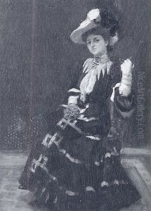The Nosegay Of Violets - Portrait Of A Woman The Nosegay Of Violets - Portrait Of A Woman
