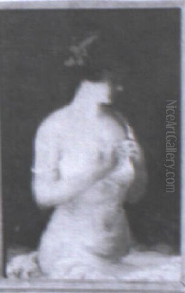 Young Lady In White - view 1