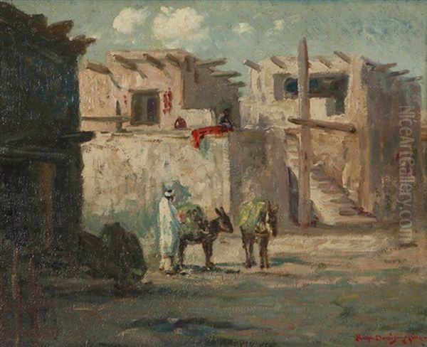 Southwest Adobe Nocturne - view 1