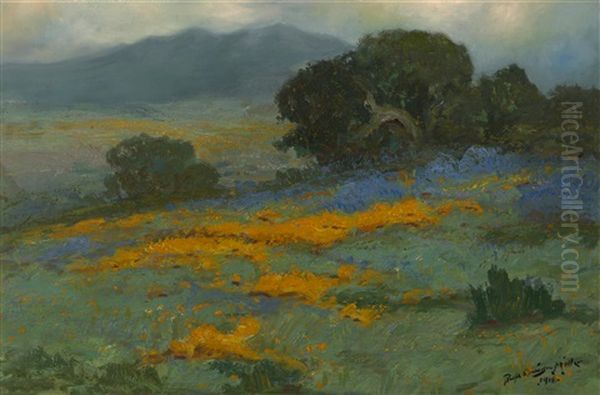 Poppies And Lupine - view 1