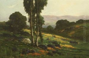 Spring Day In The Puente Hills Ca. by Ralph Davidson Miller