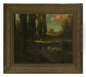 Landscape With Cypress Trees
