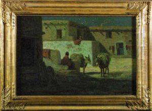 Moonlit Adobe by Ralph Davidson Miller