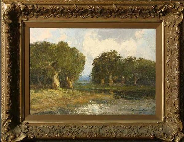 Wooded River Landscape - view 1