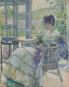 Contemplation (woman Seated Next To Birdcage) Contemplation (woman Seated Next To Birdcage)