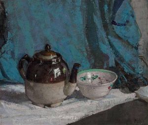 Teapot And Bowl by Richard Edward Miller