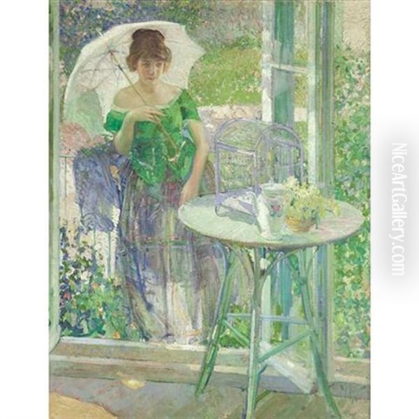 Mimi, Woman In A Green Dress - view 1
