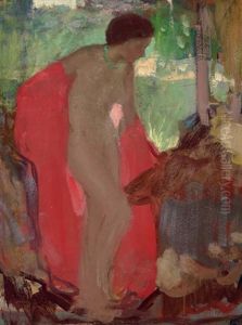 Scarlet Kimono by Richard Edward Miller