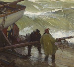 Preparing For The Storm by Richard Edward Miller