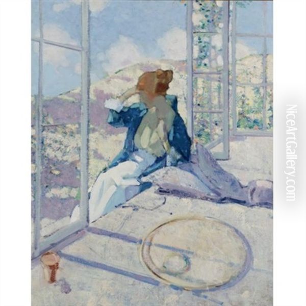 Woman By A Window - view 1
