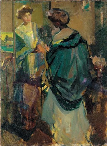 Looking In The Mirror by Richard Edward Miller