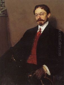 Portrait Of A Dandy by Richard Edward Miller