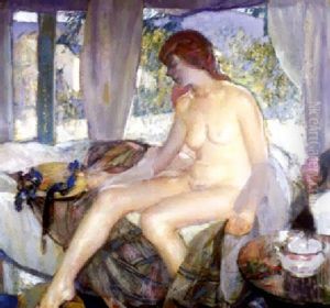 Seated Nude by Richard Edward Miller