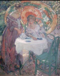 Afternoon Tea by Richard Edward Miller