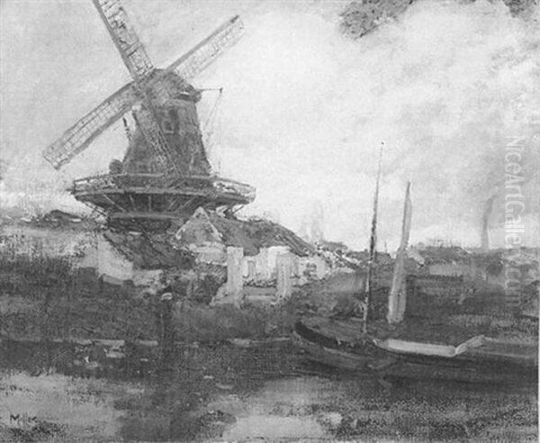 Landscape With Windmill - view 1