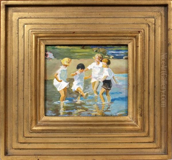 Children In Water - view 1