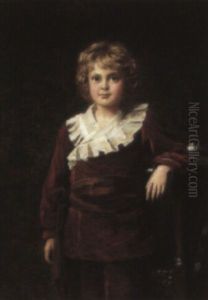 Portrait Of A Boy by William Edward Miller
