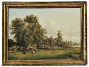 Old Cromwell Farmhouse by William Rickarby Miller