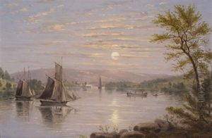 Sunrise On Lake Champlain by William Rickarby Miller