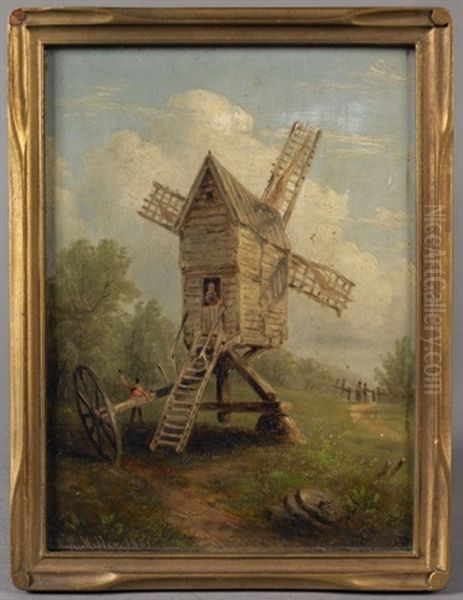 Landscape With Windmill And Figures - view 1