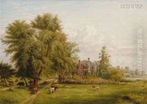 Old Cromwell Farm House by William Rickarby Miller
