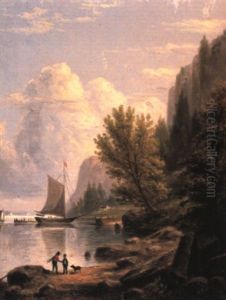 The Palisades Of The Hudson by William Rickarby Miller