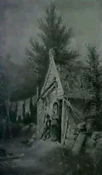 A Shanty On The Walkill, Ulster County; And A Country Cottage - view 1