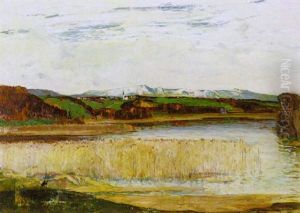 Vorfruhling - Am Seehausersee by Otto Miller-Diflo