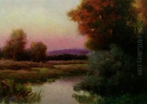 Lush Foliage Near The Stream by Royal Hill Milleson