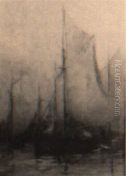 Fishing Boats At Twilight - view 1