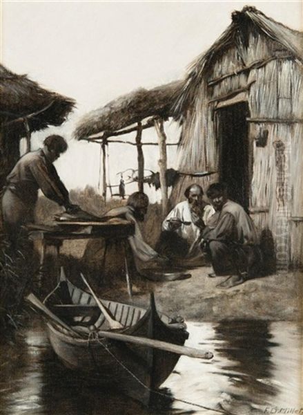 Fishermen Gathering - view 1