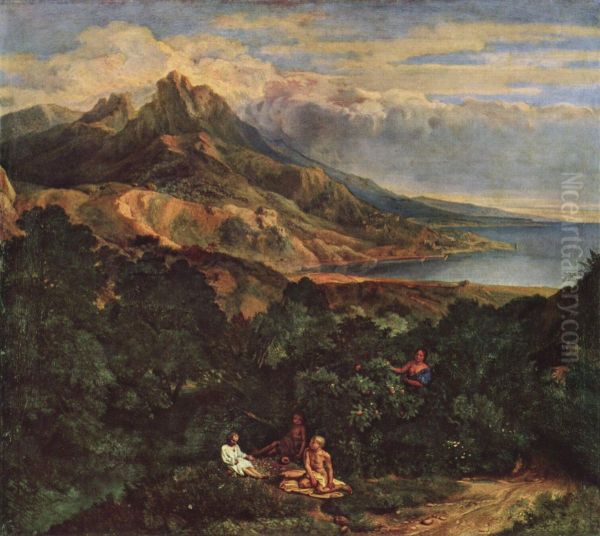 Italienische Kustenlandschaft - view 1