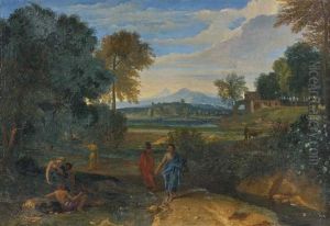 Paysage Avec Regulus Retournant A Carthage by Francisque Millet