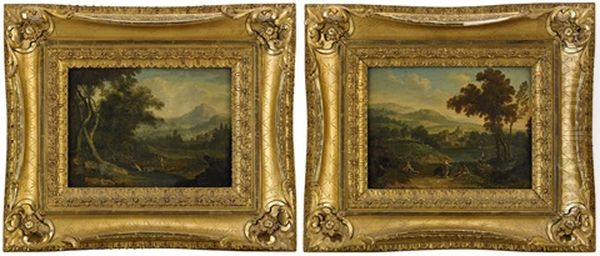Danae Och Actaeon Samt Mytologiskt Motiv (2 Works) - view 1