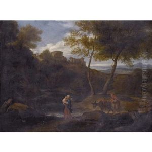 The Flight Into Eygpt by Francisque Millet