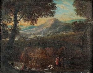 Landschaft Mit Staffage