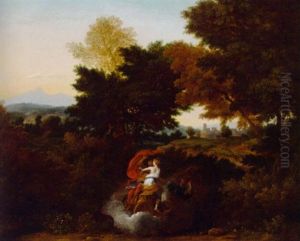 Aurora And Cephalus by Francisque Millet
