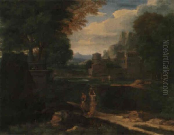 A Classical Landscape With Figures - view 1