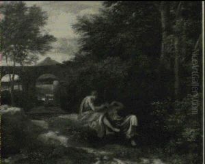 Paris Et Oenone Dans Un Paysage