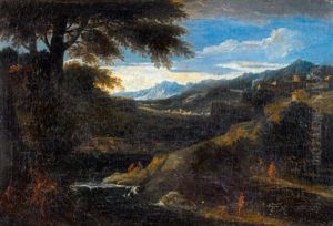 Paysage by Francisque (Joseph F.) Millet
