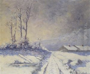 Winter Landscape by Jean-Charles Millet