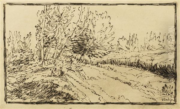 Path In The Countryside, Vichy - view 1