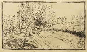 Path In The Countryside, Vichy by Jean-Francois Millet