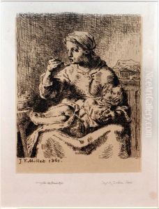 Bouillie by Jean-Francois Millet