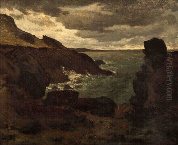 The Sea By The Cliffs At Greville - view 1