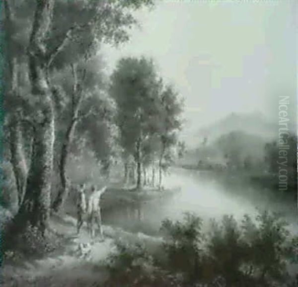 Fischer Am Seeufer - view 1