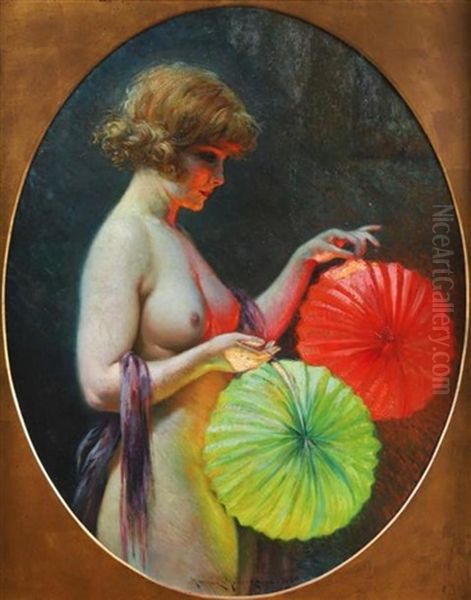 Nu Aux Lampions, 1930 - view 1