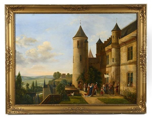 L'arrivee De Jeanne D'arc A Loches - view 1