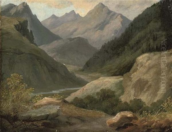 A Valley In The Pyrenees - view 1