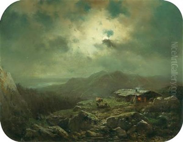 Night On The Untersberg - view 1